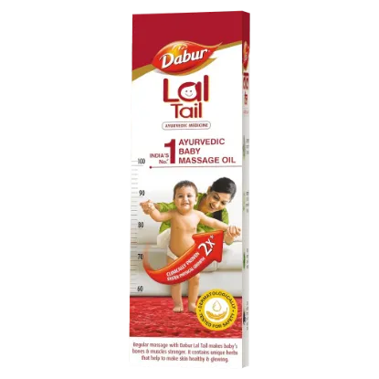 Dabur Lal Tail - Ayurvedic Baby Oil 2x Faster Physical Growth - 500ml యొక్క చిత్రం