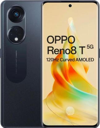 ఒప్పో రెనో 8 టి 5 జి (మిడ్‌నైట్ బ్లాక్, 128 జిబి) (8 జిబి ర్యామ్) యొక్క చిత్రం