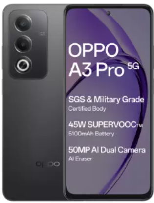 OPPO A3 Pro 5G (స్టార్రీ బ్లాక్, 128 GB) (8 GB RAM) యొక్క చిత్రం