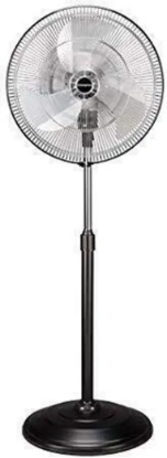 క్రాంప్టన్ ఎస్.ఎస్.టార్మ్ 2 మెటల్ బ్లేడ్ తో 18 అంగుళాలు 450 mm 3 బ్లేడ్ పెడెస్టల్ ఫ్యాన్ (శక్తి ఆదా | క్రోమ్ బ్లాక్ | ప్యాక్ ఆఫ్ 1) యొక్క చిత్రం