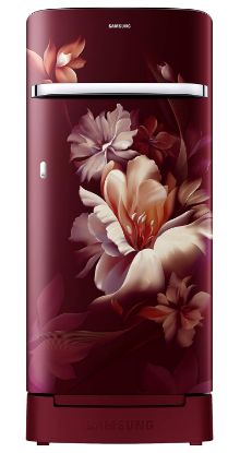 Samsung 189L 5 స్టార్ ఇన్వర్టర్ డైరెక్ట్-కూల్ సింగిల్ డోర్ రిఫ్రిజిరేటర్ ఉపకరణం (RR21C2H25RZ/HL, మిడ్‌నైట్ బ్లోసమ్ రెడ్) బేస్ స్టాండ్ డ్రాయర్ యొక్క చిత్రం