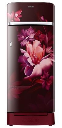 Samsung 215L 5 స్టార్ ఇన్వర్టర్ డైరెక్ట్-కూల్ సింగిల్ డోర్ రిఫ్రిజిరేటర్ ఉపకరణం (RR23C2H35RZ/HL, మిడ్‌నైట్ బ్లోసమ్ రెడ్) బేస్ స్టాండ్ డ్రాయర్ యొక్క చిత్రం