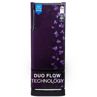 గోద్రేజ్ ఎడ్జ్ 237 L 3 స్టార్ డ్యూయో ఫ్లో టెక్నాలజీతో కూలింగ్ నష్టాన్ని 50% తగ్గించే ఇన్వర్టర్ డైరెక్ట్ కూల్ సింగిల్ డోర్ రిఫ్రిజిరేటర్ (2024 మోడల్, RD EDUO 270C TDI JD PR, జాడే పర్పుల్) యొక్క చిత్రం