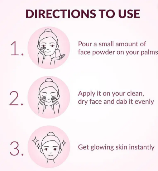 మహిళలకు తెల్లటి టోన్ ఫేస్ పౌడర్, ఆయిల్-ఫ్రీ, ఈవెన్-టోన్డ్ స్కిన్ తక్షణమే పొందండి 1 ప్యాక్ (70 గ్రా) యొక్క చిత్రం