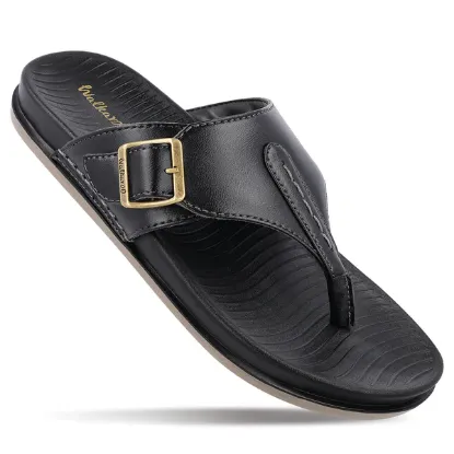 వాల్కరూ పురుషుల  రోజువారీ  ధరించేవి  కంఫర్ట్  చెప్పులు  -  WE1024  నలుపు యొక్క చిత్రం