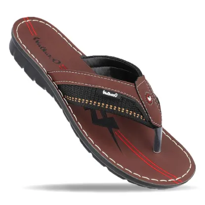 పురుషుల  రోజువారీ  ధరించండి  చెప్పులు  -  W1030  గోధుమ రంగు యొక్క చిత్రం