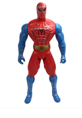 కదిలే చేతులు, కాళ్లు మరియు తలతో పెద్ద సైజు స్పైడర్‌మ్యాన్ (ఎరుపు, నీలం) యొక్క చిత్రం