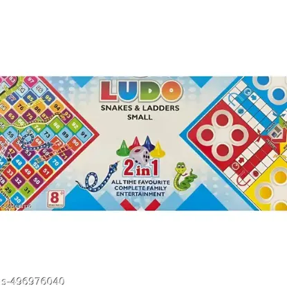 Kdis & పెద్దల కోసం లూడో, స్నేక్ & నిచ్చెనల గేమ్| పిల్లలు & పెద్దల కోసం బోర్డ్ గేమ్| పార్టీ & వినోదం కోసం ఉత్తమ గేమ్| పిల్లలు & పెద్దల కోసం సరదా గేమ్| 2-4 ప్లేయర్స్ కోసం ఫ్యామిలీ గేమ్| పిల్లలు, పెద్దలు, స్నేహితులు మరియు కుటుంబ వయస్సు 8+ కోసం గేమ్ యొక్క చిత్రం