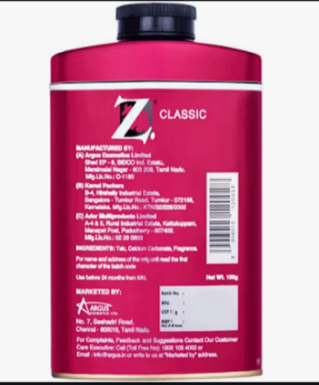 Z పౌడర్ టాల్కమ్ యొక్క చిత్రం