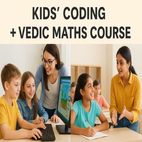 పిల్లల కోడింగ్+వేద గణిత కోర్సు యొక్క చిత్రం