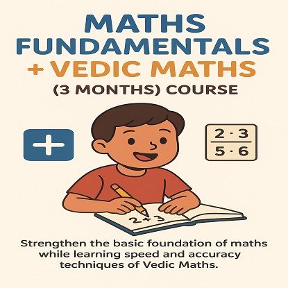 గణితం ఫండమెంటల్స్+వేద గణితం (3మీ) కోర్సు యొక్క చిత్రం