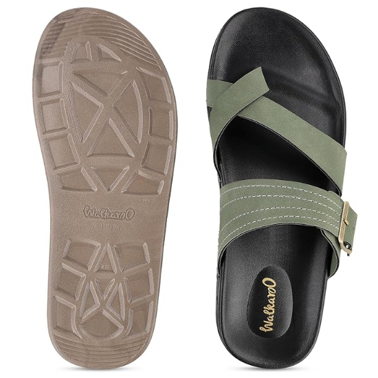 పురుషుల కోసం WALKAROO కంఫర్ట్ శాండల్|క్లౌడ్‌స్టెప్ డ్యూయల్-డెన్సిటీ PU సోల్ – అల్టిమేట్ కంఫర్ట్|స్టైలిష్ క్యాజువల్ వేర్|WE1353 యొక్క చిత్రం