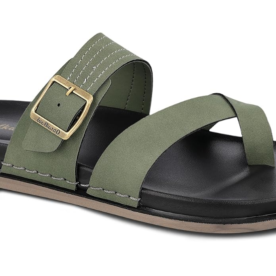 పురుషుల కోసం WALKAROO కంఫర్ట్ శాండల్|క్లౌడ్‌స్టెప్ డ్యూయల్-డెన్సిటీ PU సోల్ – అల్టిమేట్ కంఫర్ట్|స్టైలిష్ క్యాజువల్ వేర్|WE1353 యొక్క చిత్రం