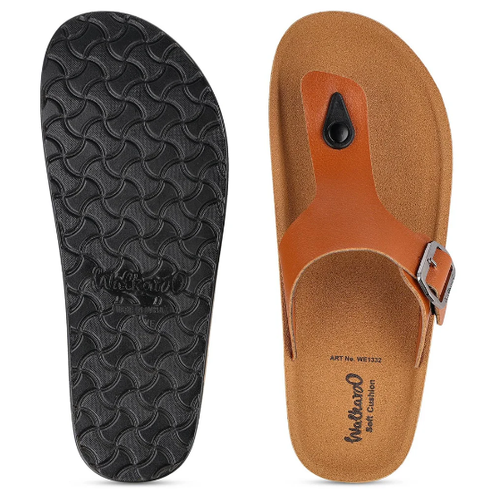 పురుషుల  రోజువారీ  ధరించండి  చెప్పులు  -  WE1332  టాన్ యొక్క చిత్రం