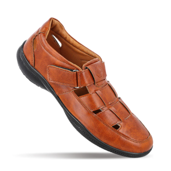 వాకరూ  పురుషుల  రోమన్  చెప్పులు  -  WF6269  టాన్ యొక్క చిత్రం