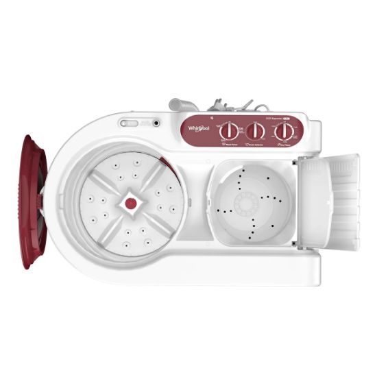 వర్ల్పూల్ 7 కిలోల సెమీ ఆటోమేటిక్ టాప్ లోడ్ వాషింగ్ మెషిన్ (ఏస్ సూపర్ సోక్) యొక్క చిత్రం