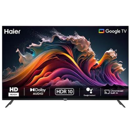 WebOS తో కూడిన Haier 32-అంగుళాల (80 సెం.మీ) HD రెడీ స్మార్ట్ LED టీవీ, అంతర్నిర్మిత Wi-Fi, HDMI & USB కనెక్టివిటీ, డాల్బీ డిజిటల్ ఆడియో, వాయిస్ అసిస్టెంట్ సపోర్ట్, వాల్-మౌంటబుల్ - హోమ్ ఎంటర్టైన్మెంట్ కోసం పర్ఫెక్ట్ యొక్క చిత్రం