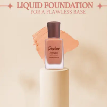 డాజ్లర్ మాయిశ్చరైజింగ్ లిక్విడ్ మేకప్ (2 X 27mL ప్యాక్) ఫౌండేషన్ (బిస్కోట్టి, 54 ml) యొక్క చిత్రం