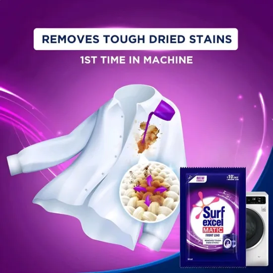 సర్ఫ్ ఎక్సెల్ మ్యాటిక్ టాప్ లోడ్ లిక్విడ్ డిటర్జెంట్ 60ml యొక్క చిత్రం