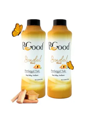 మంచి శాండల్ వుడ్ పెర్ఫ్యూమ్డ్ టాల్క్-300గ్రా-2 ప్యాక్ యొక్క చిత్రం